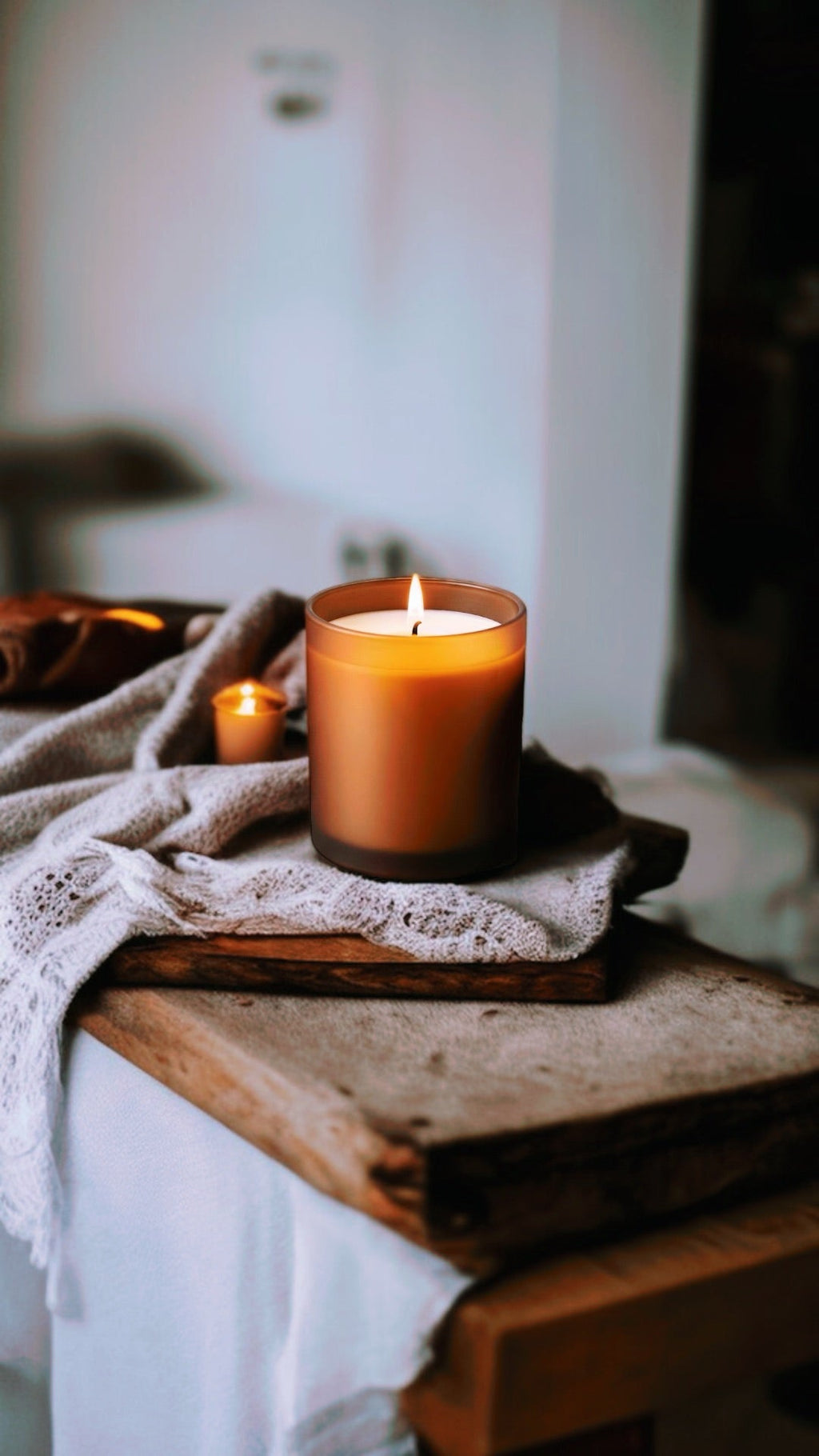 KARMA CANDLE - HIDDEN CRYSTALS INSIDE! -- by Moon Water Apothecary!